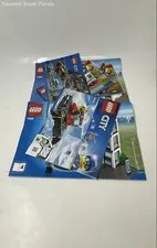 Lot Of 6 Pcs Assorted Lego City Large Print Mixed Instruction Manuals For Age 3+
