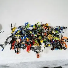 Bionicle Hero Maker Lego Lot - Mask  Weapons Mini Parts Lot - Everything Shown