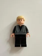 LEGO Star Wars | Luke Skywalker (Dark Bluish Gray Jedi Robe) - Item No: sw0395