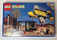 LEGO 6444 Outback Airstrip Vintage 100% Complete Set w/ Box & Manual
