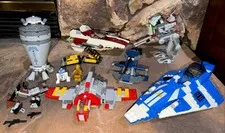 Lego Star Wars: 7250 Scout Walker 8093 Plo Koon 9490 Droid Escape 6207 A-Wing +