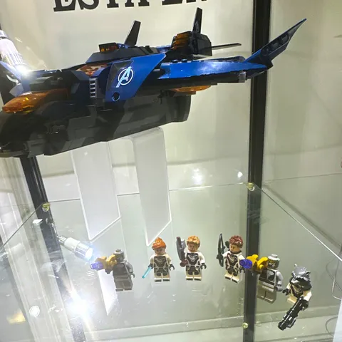 LEGO Marvel Avengers Quinjet Minifigure Lot 6 figs set incomplete