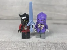 Vtg LEGO Castle Fantasy Era Knight Minifigure Lot Purple Scorpion 47a