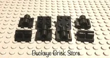 LEGO 8 Part 2817 Black Plate, Modified 2x2 With Pin Holes