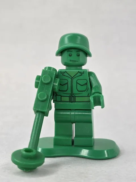 LEGO Green Army Man Minifigure toy001 7595 30071 Toy Story 1f