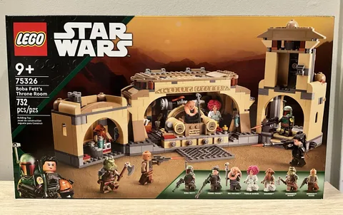 LEGO Star Wars Boba Fett's Throne Room 75326 Building Set New Sealed Retired⁠