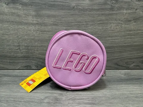 Lego Pink Micro Knob Bag Lego Carrying Case White Pink Strap New Zipper Cute