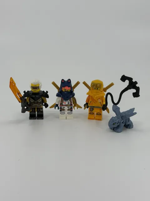 Lego Ninjago Dragons Rising Minifig lot 71792 Arin Sora Rapton Baby Riyu