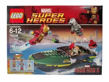 LEGO 76006 Marvel Super Heroes IRON MAN 3 Extremis Sea Port Battle WAR MACHINE