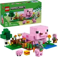 LEGO Minecraft The Baby Pig House Toy Figures and Playset 238 pcs (21268)™