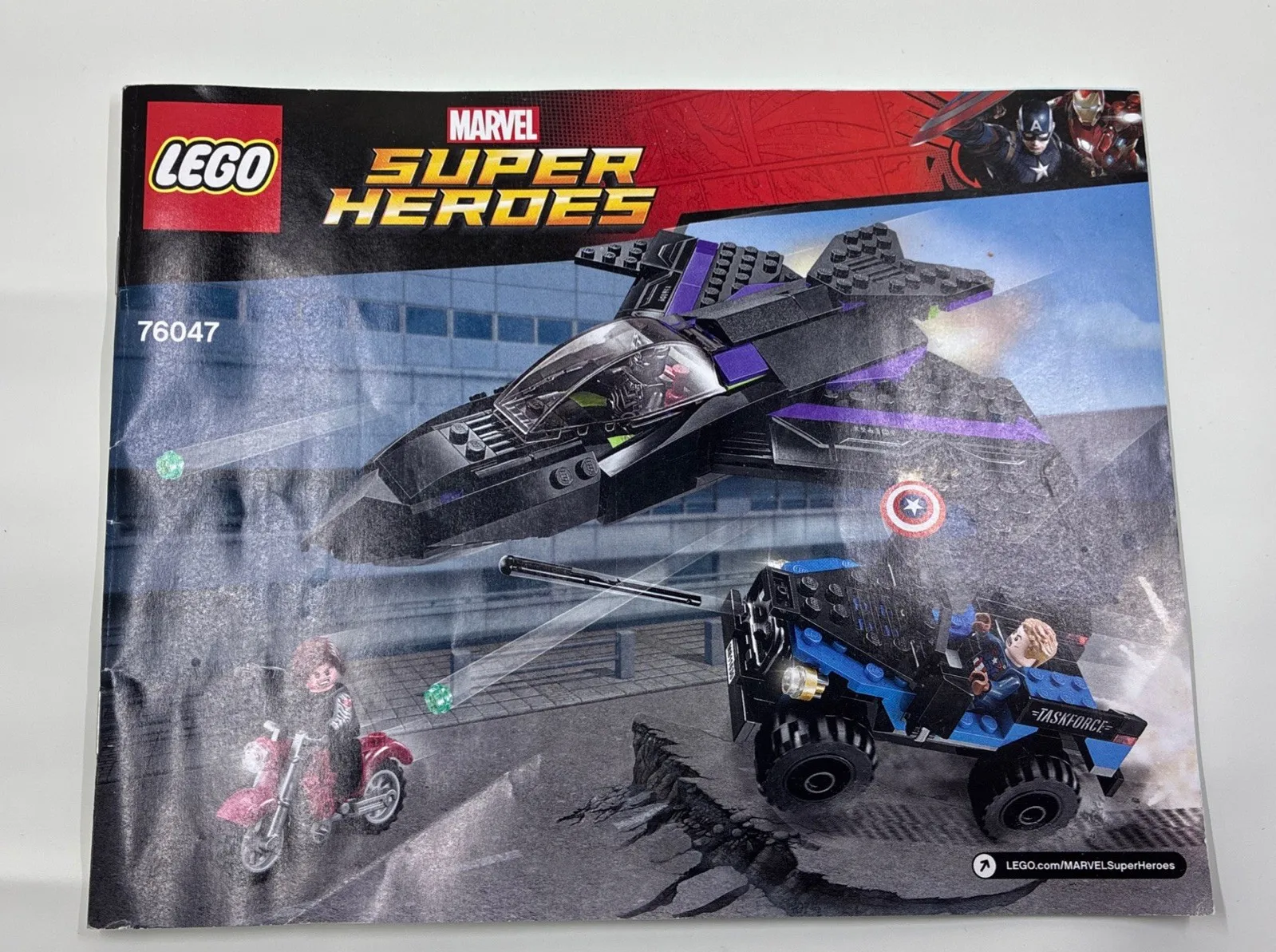 LEGO Marvel Super Heroes 76047 INSTRUCTIONS ONLY
