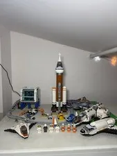LEGO City Space Set Lot x4: (60228) (60224) (60226) (60227) Used Sold as Is