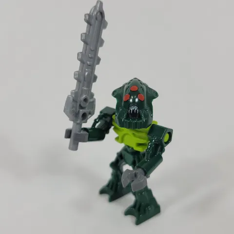 LEGO Bionicle Mini Barraki EHLEK Green Minifigure Weapon 8926 bio026
