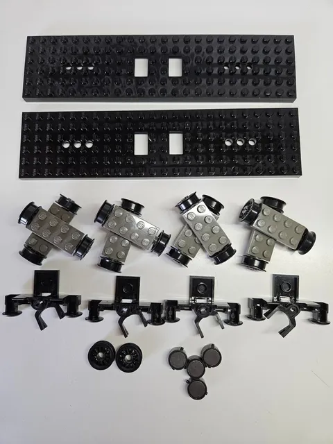 Lego Harry Potter Hogswarts Express 4708 Train Bases Buffers Wheels Magnets Lot