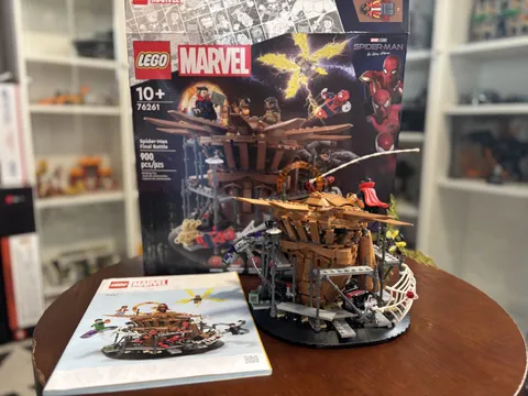 LEGO 76261 Marvel Spider-Man Final Battle – Built w/ Box (MISSING 6 MINFIGURES)
