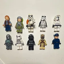 LEGO Star Wars Minifigure Lot of 10 Assorted Figures