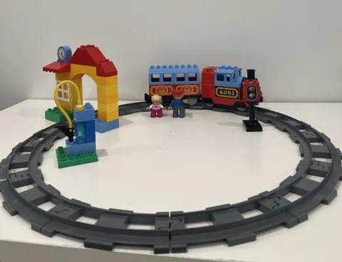 LEGO DUPLO - Train, Tracks, Train Station - 10507 incomplete