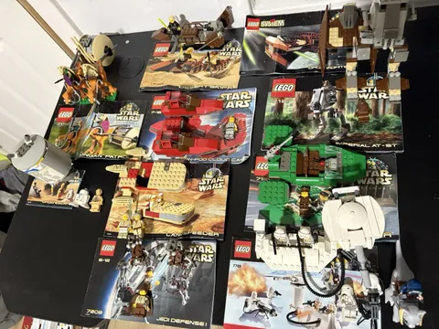 10 sets 1st edition lego starwars sets 1999-2002 lot bundle  