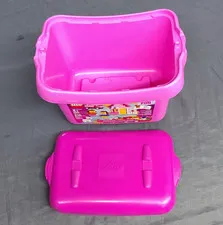 LEGO Pink Storage Container with Lid No Lego container only