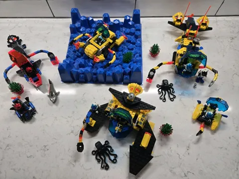 MASSIVE Lego Aquanauts & Aquashark Collection! 6175 1822 6145 6155 6125 6115!!