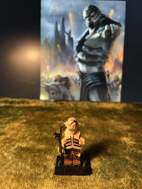 1x MINI Lord Of The Rings THE HOBBIT BOLG on original LEGO Base