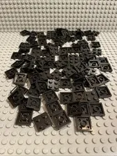 LEGO Black 2x2 Plate (3022), Lot Of 100