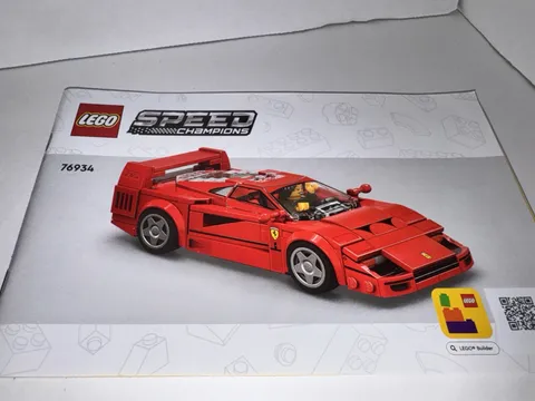 LEGO Speed Champions Ferrari 76934 Ferrari F40 Supercar 318pc w/ Minifigure