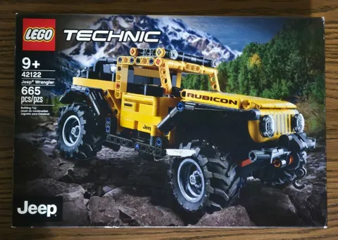 NEW - LEGO - TECHNIC - JEEP WRANGLER - RUBICON - 665 PCS - SET # 42122 - AGES 9+
