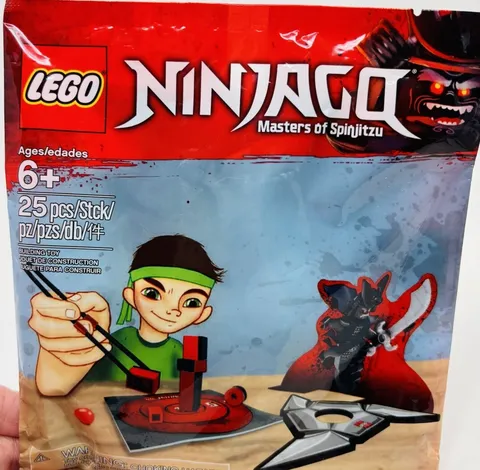 Lego Polybag Ninjago Chopsticks Training Sticks 5005231 Ages 6+ 25 Pieces NEW