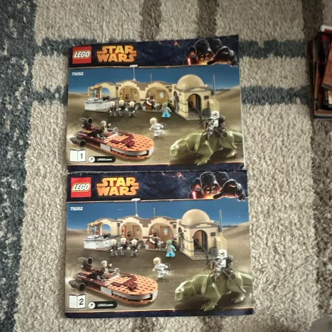 LEGO Star Wars 75052 Illustrated Instruction Manual Booklets 1 & 2