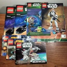 Lego Star Wars Instruction Manuals lot 75018 75032 75035 and More