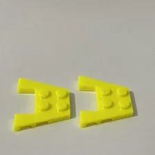 Lego 28842 Neon Yellow Replacement Parts Pieces Lot of 2