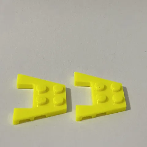 Lego 28842 Neon Yellow Replacement Parts Pieces Lot of 2