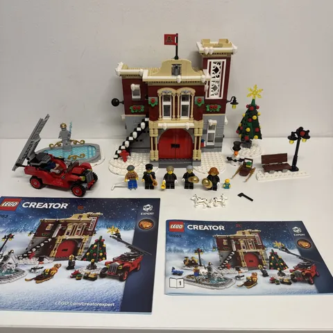 LEGO CREATOR: Winter Village Fire Station (10263) - Used As Is Christmas