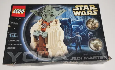Lego Star Wars Yoda Jedi Master Ultimate Collector 7194 EMPTY BOX ONLY READ!