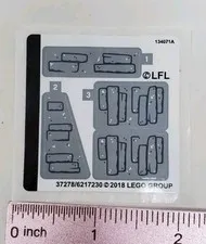 Lego Decal Accessory 27278/6217230 2018 LFL