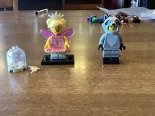 LEGO Sugar Fairy, and Raccoon Minifigures, CMS, Used but great Condition!
