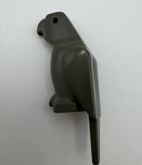 LEGO Parrot Bird Animal Dark Bluish Gray Minifigure Accessory Part Genuine