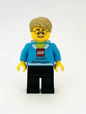 LEGO Minifigure Business Card Employee SigFig (VERY RARE)