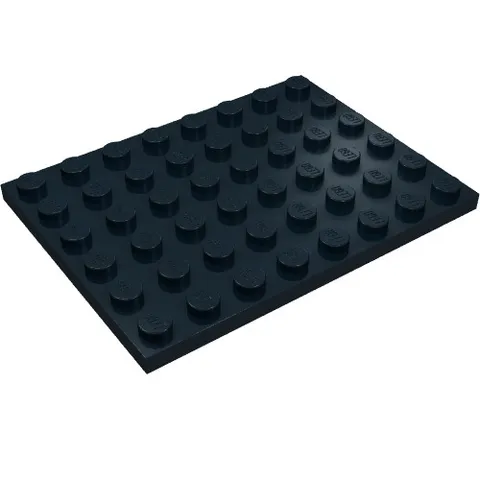 10x LEGO® Part 3036 - Plate 6 x 8