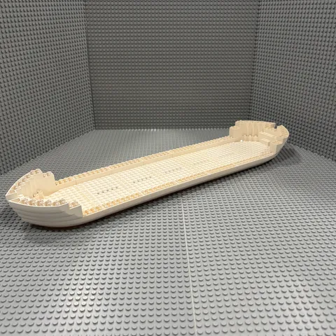 Lego White Boat Hull Parts Dolphin Cruiser (41015) : 64645 + 64651 + 95227 (5x)