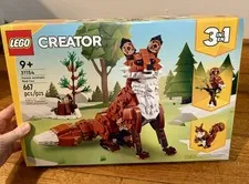 LEGO (31154) - 3in1 Forest Animals Set (Red Fox, Owl, Squirrel) - NEW, SEALED!!!