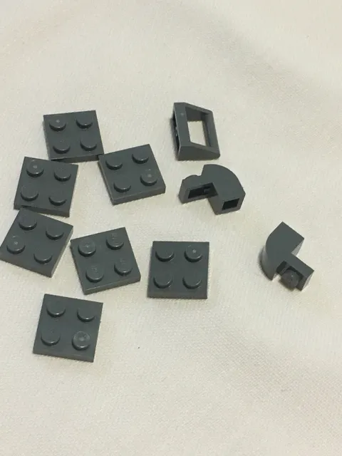 Gray Lego Lot 10 Pieces Legos Specialty Variety