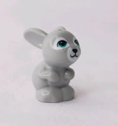 Lego Animals Gray Bunny Rabbit Minifigure