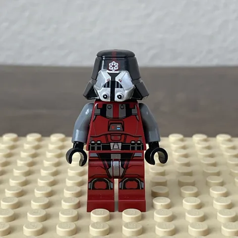 Lego Star Wars Minifigure Sith Trooper Dark Red Armor sw0436 Set 75001 Minifig
