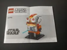 Lego Brick Headz Star Wars Instruction Manual Only 40795