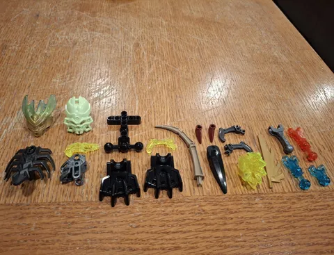 LEGO BIONICLE Bulk Lot Mixed Parts Pieces & Accessories Multicolor Plastic