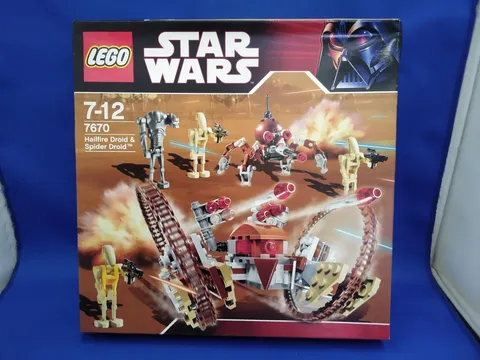 SW Hailfire Droid and Spider Droid Model 7670 LEGO