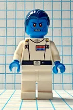 THRAWN MINIFIG LEGO Star Wars Rebels Grand Admiral Thrawn Minifigure SW0811 NM