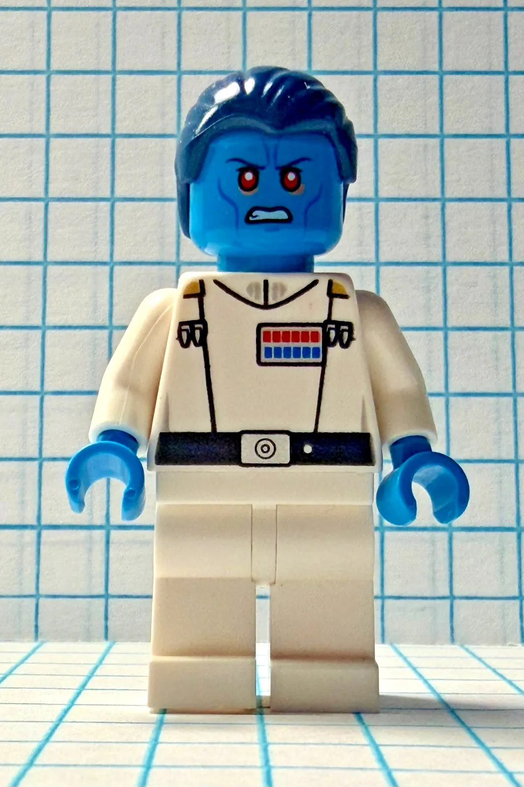 THRAWN MINIFIG LEGO Star Wars Rebels Grand Admiral Thrawn Minifigure SW0811 NM